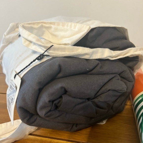 HEARTH&HAND duvet cover FULL/QUEEN railroad grey - Picture 6 of 6